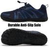 WateLves Barefoot Water Shoes Women Men Breathable Wide Width Toe Box Beach Walking Shoes Comfortable Slip On Minimalist Sneakers for Travel Hiking(B-blue)