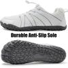 WateLves Barefoot Water Shoes Women Men Breathable Wide Width Toe Box Beach Walking Shoes Comfortable Slip On Minimalist Sneakers for Travel Hiking(B-white)