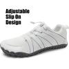 WateLves Barefoot Water Shoes Women Men Breathable Wide Width Toe Box Beach Walking Shoes Comfortable Slip On Minimalist Sneakers for Travel Hiking(B-white)
