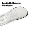 WateLves Barefoot Water Shoes Women Men Breathable Wide Width Toe Box Beach Walking Shoes Comfortable Slip On Minimalist Sneakers for Travel Hiking(B-white)