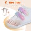 WateLves Toddler Little Kids Wide Barefoot Shoes Boys Girls Winter High Top Minimalist Sneakers Ankle Boots Leather Uniform Dress Shoes Naturally Splay(White)