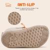 WateLves Toddler Little Kids Wide Barefoot Shoes Boys Girls Winter High Top Minimalist Sneakers Boots Walking Shoes for Indoor Outdoor | Naturally Splay | Flexible Fit(Beige)