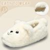 WateLves Toddler Slippers Unisex-Child Full Wrapped Bedroom Slipper Boys Girls Comfortable Winter House Shoes(Toddler/Little Kid/Big Kid)(Polar Bear)