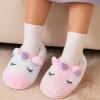 WateLves Toddler Slippers Unisex-Child Full Wrapped Bedroom Slipper Boys Girls Comfortable Winter House Shoes(Toddler/Little Kid/Big Kid)(Tie-dye Unicorn)