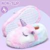 WateLves Toddler Slippers Unisex-Child Full Wrapped Bedroom Slipper Boys Girls Comfortable Winter House Shoes(Toddler/Little Kid/Big Kid)(Tie-dye Unicorn)