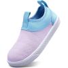 WateLves Toddler Water Shoes Kids Boys and Girls – Quick-Dry Multi-Purpose Casual Water Sneakers Slip On with Drainage Holes for Swim Walking Beach Vacation Essentials(Pink/Blue)