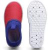 WateLves Toddler Water Shoes Kids Boys and Girls – Quick-Dry Multi-Purpose Casual Water Sneakers Slip On with Drainage Holes for Swim Walking Beach Vacation Essentials(Red/Blue)