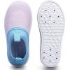 WateLves Toddler Water Shoes Kids Boys and Girls – Quick-Dry Multi-Purpose Casual Water Sneakers Slip On with Drainage Holes for Swim Walking Beach Vacation Essentials(Pink/Blue)