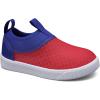 WateLves Toddler Water Shoes Kids Boys and Girls – Quick-Dry Multi-Purpose Casual Water Sneakers Slip On with Drainage Holes for Swim Walking Beach Vacation Essentials(Red/Blue)