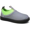 WateLves Toddler Water Shoes Kids Boys and Girls – Quick-Dry Multi-Purpose Casual Water Sneakers Slip On with Drainage Holes for Swim Walking Beach Vacation Essentials(Gray/Green)