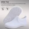 WateLves Wide Toddler Barefoot Shoes Little Boys Girls Slip On Shoes Quick Dry Lightweight Breathable Walking Shoes(White)