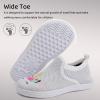 WateLves Wide Toddler Barefoot Shoes Little Boys Girls Slip On Shoes Quick Dry Lightweight Breathable Walking Shoes(White Unicorn)