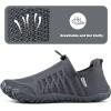 WateLves Barefoot Water Shoes Women Men Minimalist Walking Hiking Shoes Comfortable Sneakers for Trekking | Trail Running | Climbing(Dark Gray)
