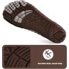 WateLves Barefoot Water Shoes Women Men Minimalist Walking Hiking Shoes Comfortable Sneakers for Trekking | Trail Running | Climbing(White-coffee)