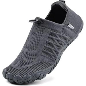 WateLves Barefoot Water Shoes Women Men Minimalist Walking Hiking Shoes Comfortable Sneakers for Trekking | Trail Running | Climbing(Dark Gray)