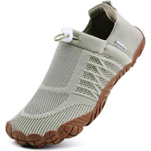 WateLves Barefoot Water Shoes Women Men Minimalist Walking Hiking Shoes Comfortable Sneakers for Trekking | Trail Running | Climbing(Grayish Green)