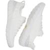 WateLves Rhinestone Sneakers for Women Chunky Slip On Walking Shoes Casual Fashion Tennis Workout Sneakers(Rhinestone White)