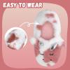 WateLves Toddler Slippers Unisex-Child Full Wrapped Bedroom Slipper Boys Girls Comfortable Winter House Shoes(Toddler/Little Kid/Big Kid)(Tie-dye Cow)