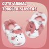 WateLves Toddler Slippers Unisex-Child Full Wrapped Bedroom Slipper Boys Girls Comfortable Winter House Shoes(Toddler/Little Kid/Big Kid)(Tie-dye Cow)