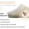 WateLves Women’s Slippers Comfort Memory Foam House Slippers Plush Lining Bedroom Shoes for Indoor & Outdoor(Beige)