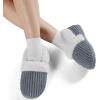 WateLves Women’s Slippers Comfort Memory Foam House Slippers Plush Lining Bedroom Shoes for Indoor & Outdoor(Closed Back/Dark Gray)