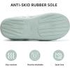 WateLves Women’s Slippers Comfort Memory Foam House Slippers Plush Lining Bedroom Shoes for Indoor & Outdoor(Closed Back/Green)