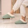 WateLves Women’s Slippers Comfort Memory Foam House Slippers Plush Lining Bedroom Shoes for Indoor & Outdoor(Green)