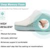 WateLves Women’s Slippers Comfort Memory Foam House Slippers Plush Lining Bedroom Shoes for Indoor & Outdoor(Green)