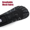Water Shoes for Men Barefoot Quick-Dry Aqua Sock Outdoor Athletic Sport Shoes for Kayaking, Boating, Hiking, Surfing, Walking(B-black)