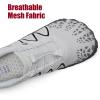 Water Shoes for Men Barefoot Quick-Dry Aqua Sock Outdoor Athletic Sport Shoes for Kayaking, Boating, Hiking, Surfing, Walking(B-white)
