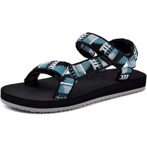 WateLves Men’s Sandals Hiking-Sport-Sandals with Adjustable Webbing Lightweight Water-Athletic-Beach-Sandals for Walking-Fishing-Travel-Trekking-Camping(Camouflage)