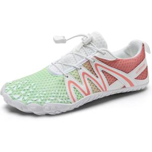 Water Shoes for Men Barefoot Quick-Dry Aqua Sock Outdoor Athletic Sport Shoes for Kayaking, Boating, Hiking, Surfing, Walking(B-colorful)