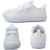 WateLves Toddler Little Kid Wide Barefoot The First Walking Shoes Girls Boys Breathable Lightweight Splay Naturally Minimalist Sneakers(White)