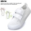WateLves Toddler Little Kid Wide Barefoot The First Walking Shoes Girls Boys Breathable Lightweight Splay Naturally Minimalist Sneakers(White)