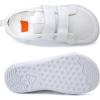 WateLves Toddler Little Kid Wide Barefoot The First Walking Shoes Girls Boys Breathable Lightweight Splay Naturally Minimalist Sneakers(White)