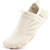 WateLves Water Shoes for Men Women – Comfortable Lightweight Durable Barefoot Shoes for Beach Swim Pool Yoga Boating Water Aerobics(Apricot)