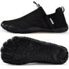 WateLves Water Shoes for Men Women – Comfortable Lightweight Durable Barefoot Shoes for Beach Swim Pool Yoga Boating Water Aerobics(Black)
