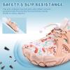 WateLves Toddler/Little/Big/Kid Water Shoes Wide Barefoot Aqua Athletic Sneakers Girls Boys Hiking Beach Swim Fast Dry Shoes Built-in Heel Grips(Axolotl)