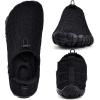 WateLves Barefoot Water Shoes Women Men Beach Breathable Walking Shoes Anti Slip Wide Toe Minimalist Zero Drop Sneakers for Travel Hiking Yoga(Black)