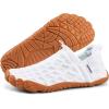 WateLves Barefoot Water Shoes Women Men Beach Breathable Walking Shoes Anti Slip Wide Toe Minimalist Zero Drop Sneakers for Travel Hiking Yoga(White)