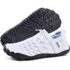 WateLves Barefoot Water Shoes Women Men Beach Breathable Walking Shoes Anti Slip Wide Toe Minimalist Zero Drop Sneakers for Travel Hiking Yoga(White/Grey)