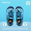 WateLves Wide Toddler Water Shoes Kids Barefoot Athletic Sneakers Girls Boys Quick Dry Aqua Socks for Beach Hiking Swim Kayak Sport Accessories, Camping Essentials(Blue Shark)