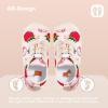 WateLves Wide Toddler Water Shoes Kids Barefoot Athletic Sneakers Girls Boys Quick Dry Aqua Socks for Beach Hiking Swim Kayak Sport Accessories, Camping Essentials(Strawberry)