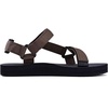 WateLves Kids Sandals Boys Girls Lightweight Non-slip Athletic Sandals with Adjustable Webbing for Hiking Walking Beach Water Sports(Dark Brown)