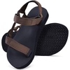 WateLves Kids Sandals Boys Girls Lightweight Non-slip Athletic Sandals with Adjustable Webbing for Hiking Walking Beach Water Sports(Dark Brown)