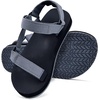 WateLves Kids Sandals Boys Girls Lightweight Non-slip Athletic Sandals with Adjustable Webbing for Hiking Walking Beach Water Sports(Grey)