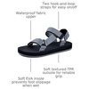 WateLves Kids Sandals Boys Girls Lightweight Non-slip Athletic Sandals with Adjustable Webbing for Hiking Walking Beach Water Sports(Grey)