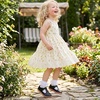 WateLves Toddler Little Girls Mary Jane Wide Dress Shoes Ballet Flats for Party School Wedding(Black)