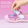 WateLves Toddler Wide Barefoot Water Shoes Kids Quick Dry Beach Shoes Girls Boys Non-Slip Aqua Athletic Sneakers for Hiking Swim Kayak Sport Accessories, Camping Essentials(Fish Scales)
