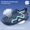 WateLves Toddler Wide Barefoot Water Shoes Kids Quick Dry Beach Shoes Girls Boys Non-Slip Aqua Athletic Sneakers for Hiking Swim Kayak Sport Accessories, Camping Essentials(Dinosaur)